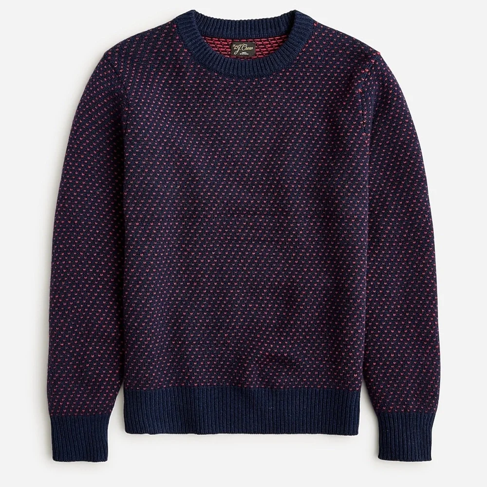 New Jcrew Cashmere sweater in bird's eye